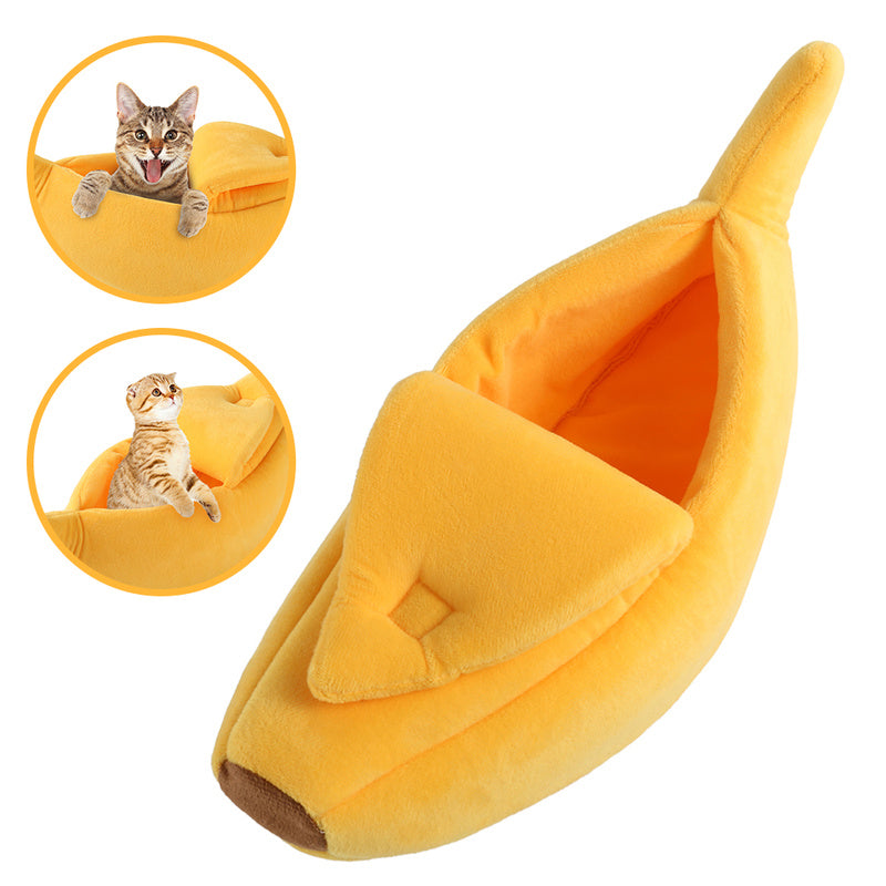 banana shape cozy cat - CattoStoree