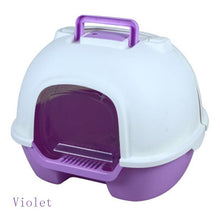 Load image into Gallery viewer, Pet Bedpan Cat litter Box Toilet anti-splash Cat Tray with scoop kitten Clean Toilette plastic Box Pet Supplies &amp; Pet

