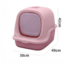 Load image into Gallery viewer, Pet Bedpan Cat litter Box Toilet anti-splash Cat Tray with scoop kitten Clean Toilette plastic Box Pet Supplies &amp; Pet
